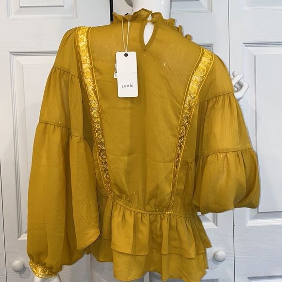 🔥lumie from Neiman Marcus blouse top - Picture 5 of 9